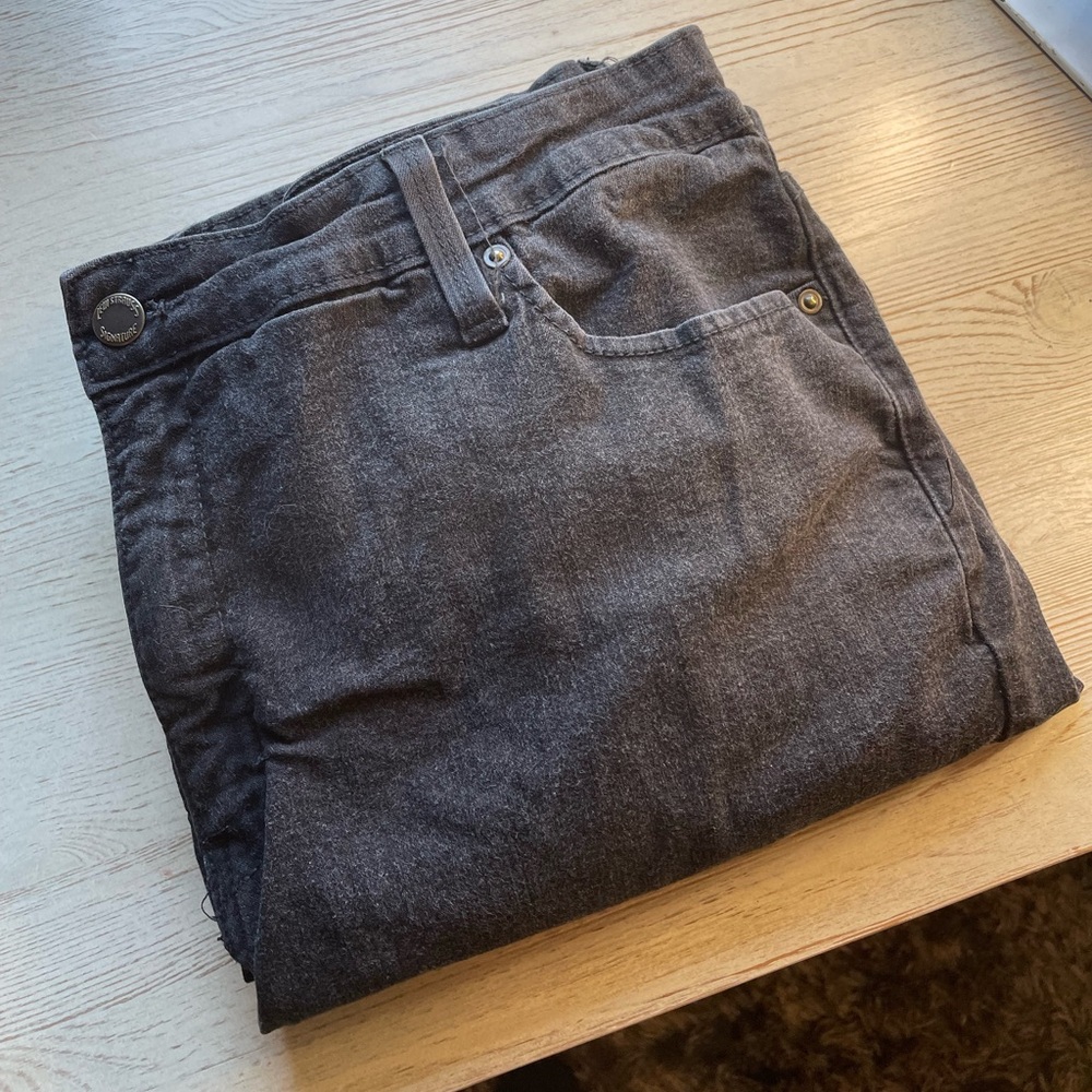 Levi Strauss Size 20W Mid Rise Bootcut Dark Gray/Black Jeans